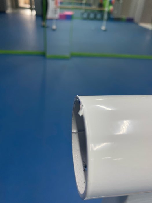 Фотография покупателя товара Переносной хореографический станок двухрядный №4 дуб, белый цвет ножек - Фото 6