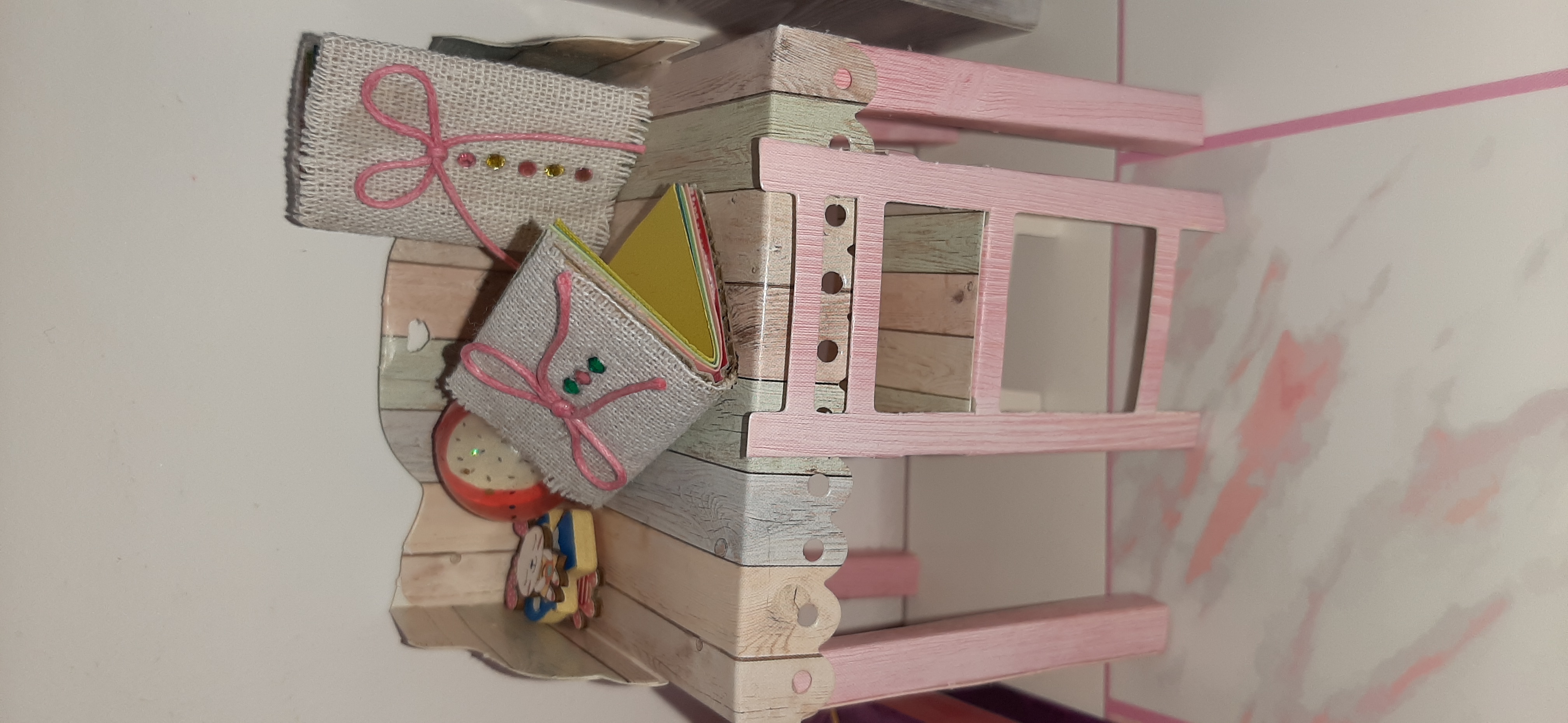 Фотография покупателя товара Мебель для кукол–малюток «Письменный столик», набор для шитья, 15 × 23,2 × 2,2 см - Фото 1