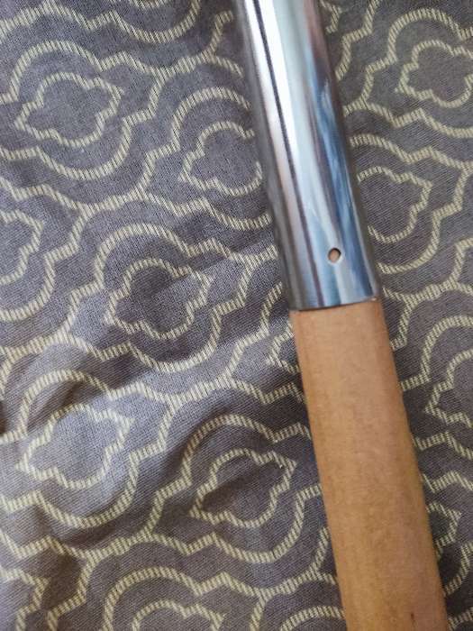 Фотография покупателя товара Шумовка для казана узбекская 53см, диаметр 15см, светлая деревянная ручка - Фото 1