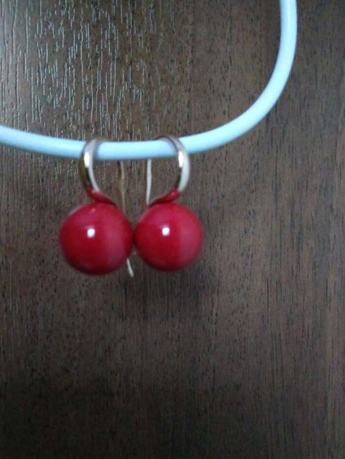 Фотография покупателя товара Серьги шар «Жемчуг», посеребрение с оксидированием, цвет белый - Фото 1