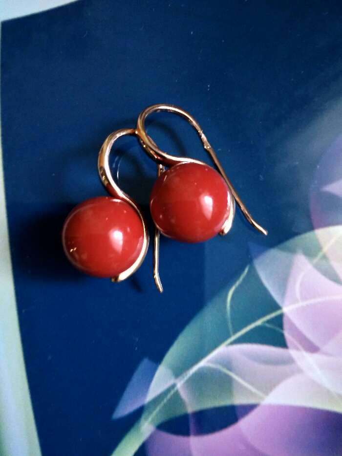 Фотография покупателя товара Серьги шар «Жемчуг», посеребрение с оксидированием, цвет белый - Фото 2