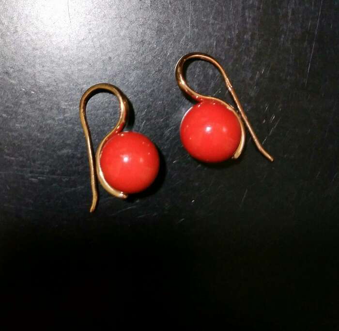 Фотография покупателя товара Серьги шар «Жемчуг», посеребрение с оксидированием, цвет белый - Фото 3