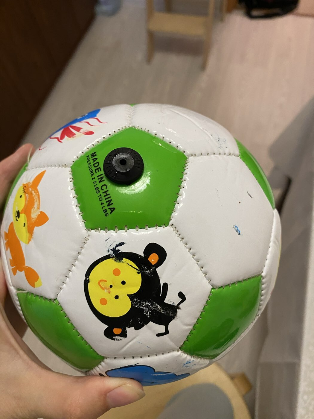 Фотография покупателя товара Мяч футбольный, EVA, машинная сшивка, 32 панели, р. 2, цвета МИКС