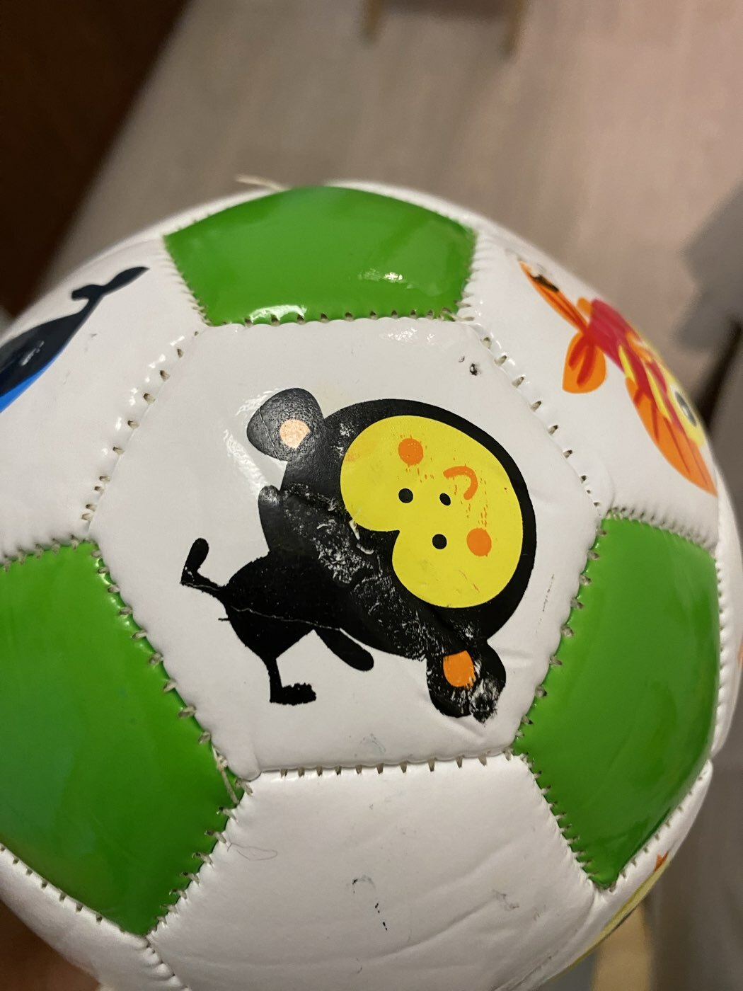 Фотография покупателя товара Мяч футбольный, EVA, машинная сшивка, 32 панели, р. 2, цвета МИКС - Фото 11