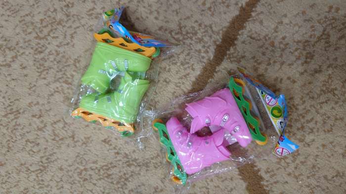 Фотография покупателя товара Пальчиковые роликовые коньки «Слалом», цвета МИКС - Фото 1