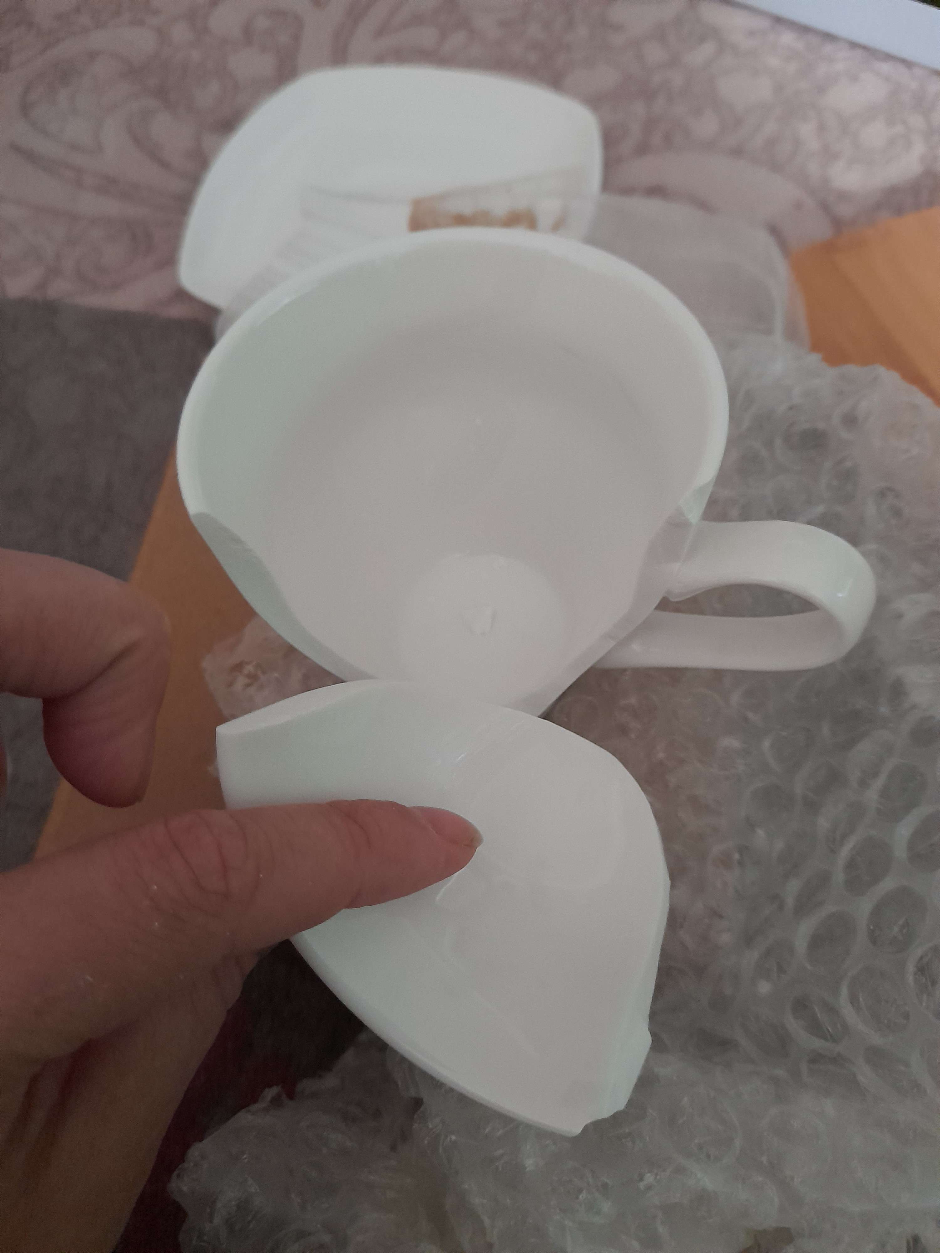 Фотография покупателя товара Сервиз керамический чайный «Эстет», 9 предметов: чайник 800 мл, 4 чашки 180 мл, 4 блюдца 14 см, на подставке - Фото 1