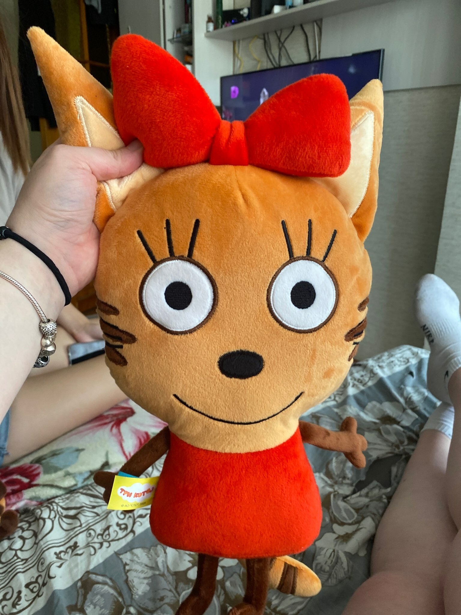 Фотография покупателя товара Мягкая игрушка «Лапочка», 34 см - Фото 1