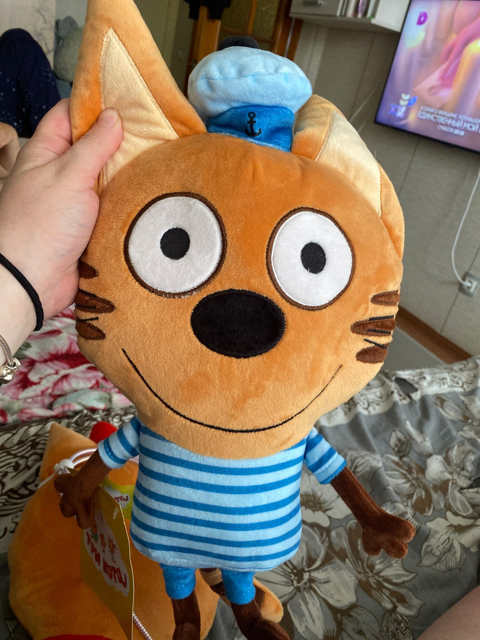 Фотография покупателя товара Мягкая игрушка «Лапочка», 34 см - Фото 2