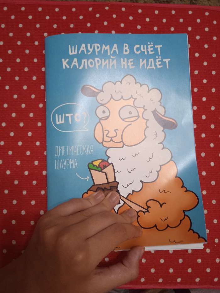 Фотография покупателя товара Смэшбук-каракули «Шаурма в счёт калорий не идёт», 32 листа - Фото 1