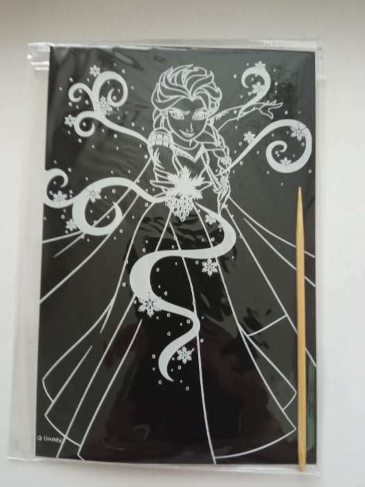 Фотография покупателя товара Гравюра детская «Холодное сердце», набор 2 шт, 10 х 15 см - Фото 1