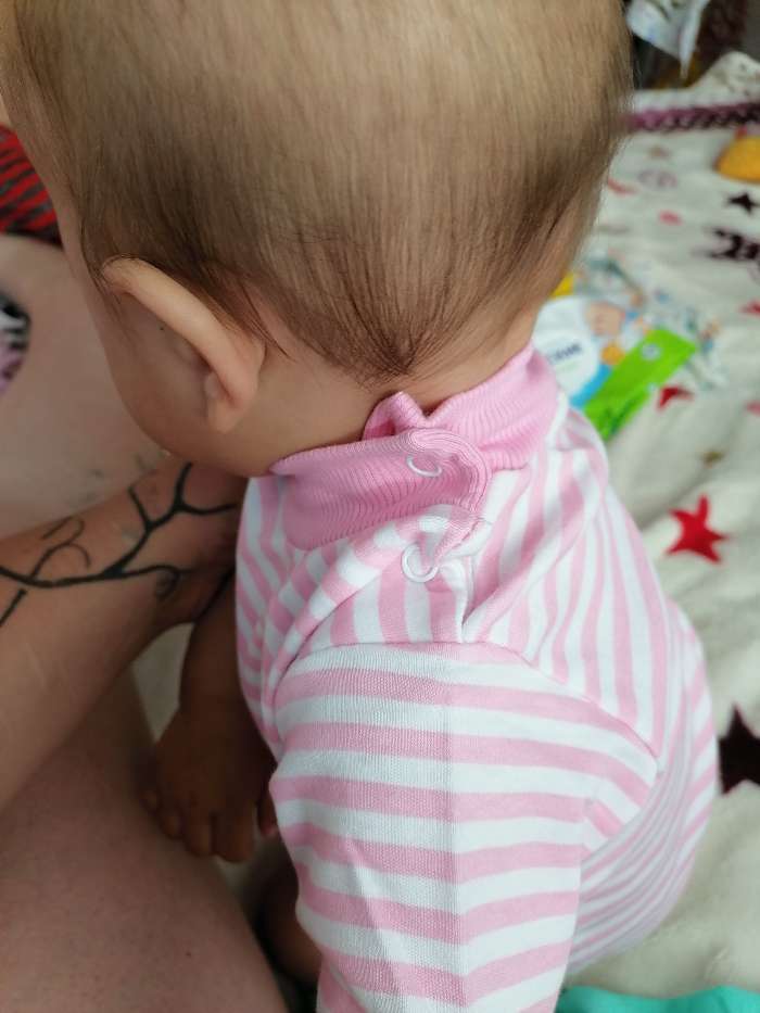 Фотография покупателя товара Футболка детская, цвет розовый/микс, рост 74 см - Фото 1