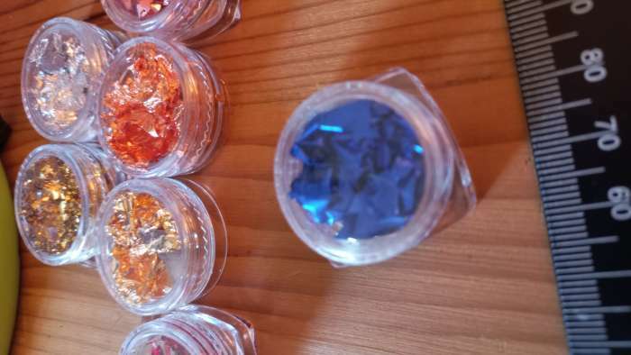 Фотография покупателя товара Поталь для декора ногтей, серебристая - Фото 11