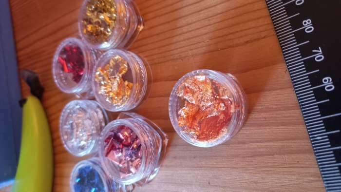 Фотография покупателя товара Поталь для декора ногтей, серебристая - Фото 7