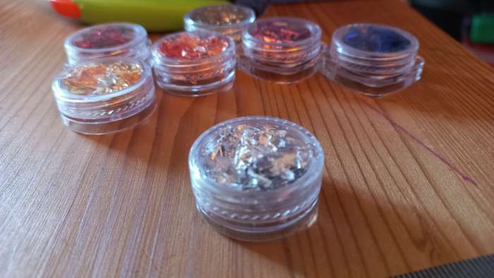 Фотография покупателя товара Поталь для декора ногтей, серебристая - Фото 5