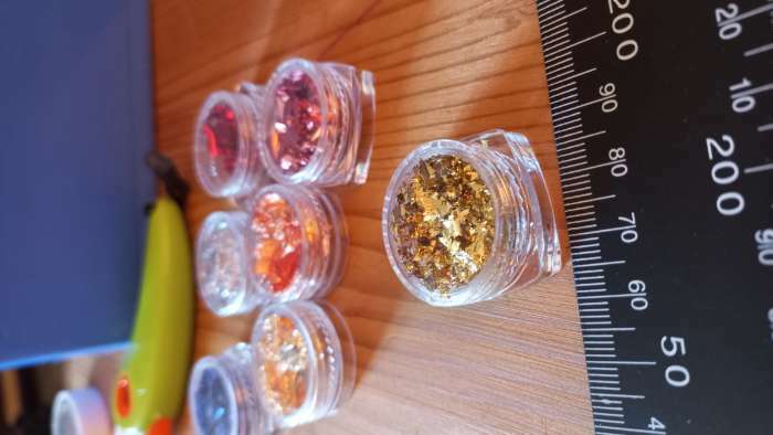 Фотография покупателя товара Поталь для декора ногтей, серебристая - Фото 3