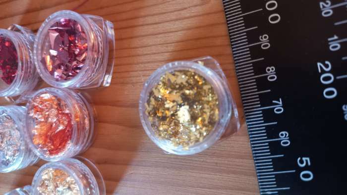 Фотография покупателя товара Поталь для декора ногтей, серебристая - Фото 2