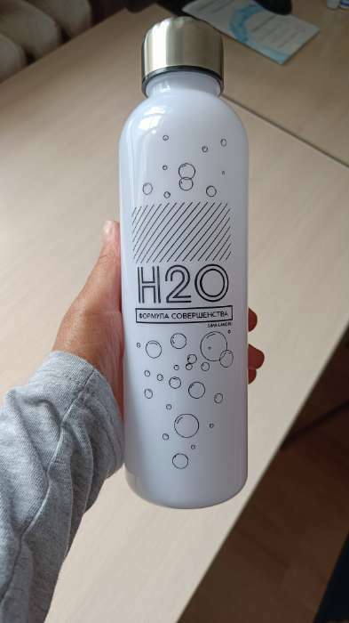 Фотография покупателя товара Бутылка для воды H2O, 700 мл - Фото 4