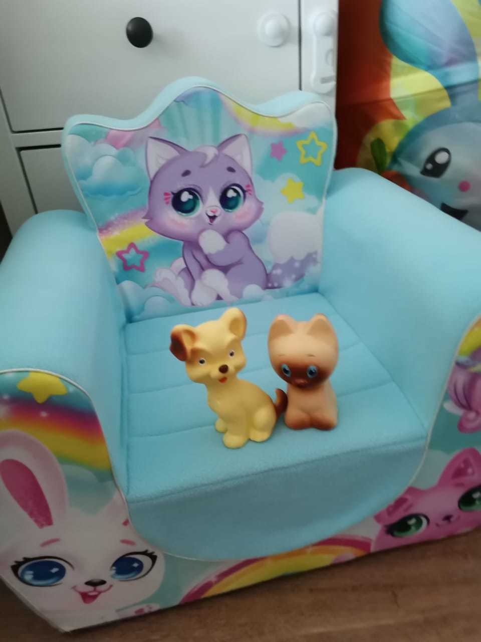 Фотография покупателя товара Мягкая игрушка-кресло «Котята» - Фото 1