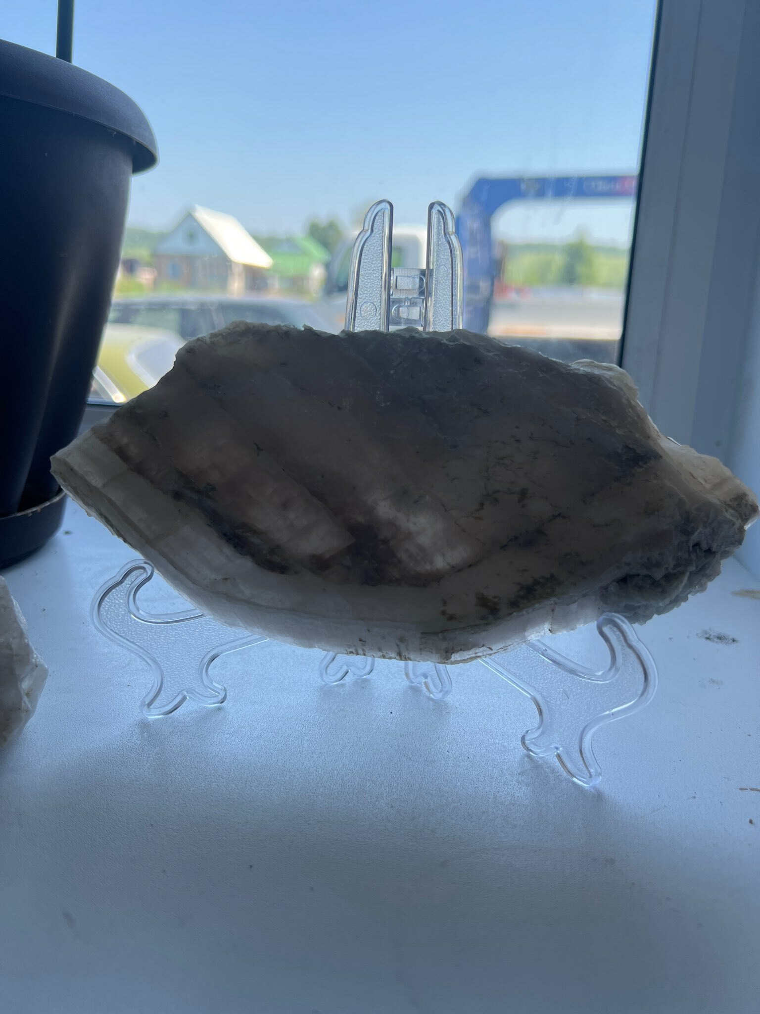 Фотография покупателя товара Подставка для тарелок d=16-18 см Lucia, прозрачная, 15 см - Фото 1