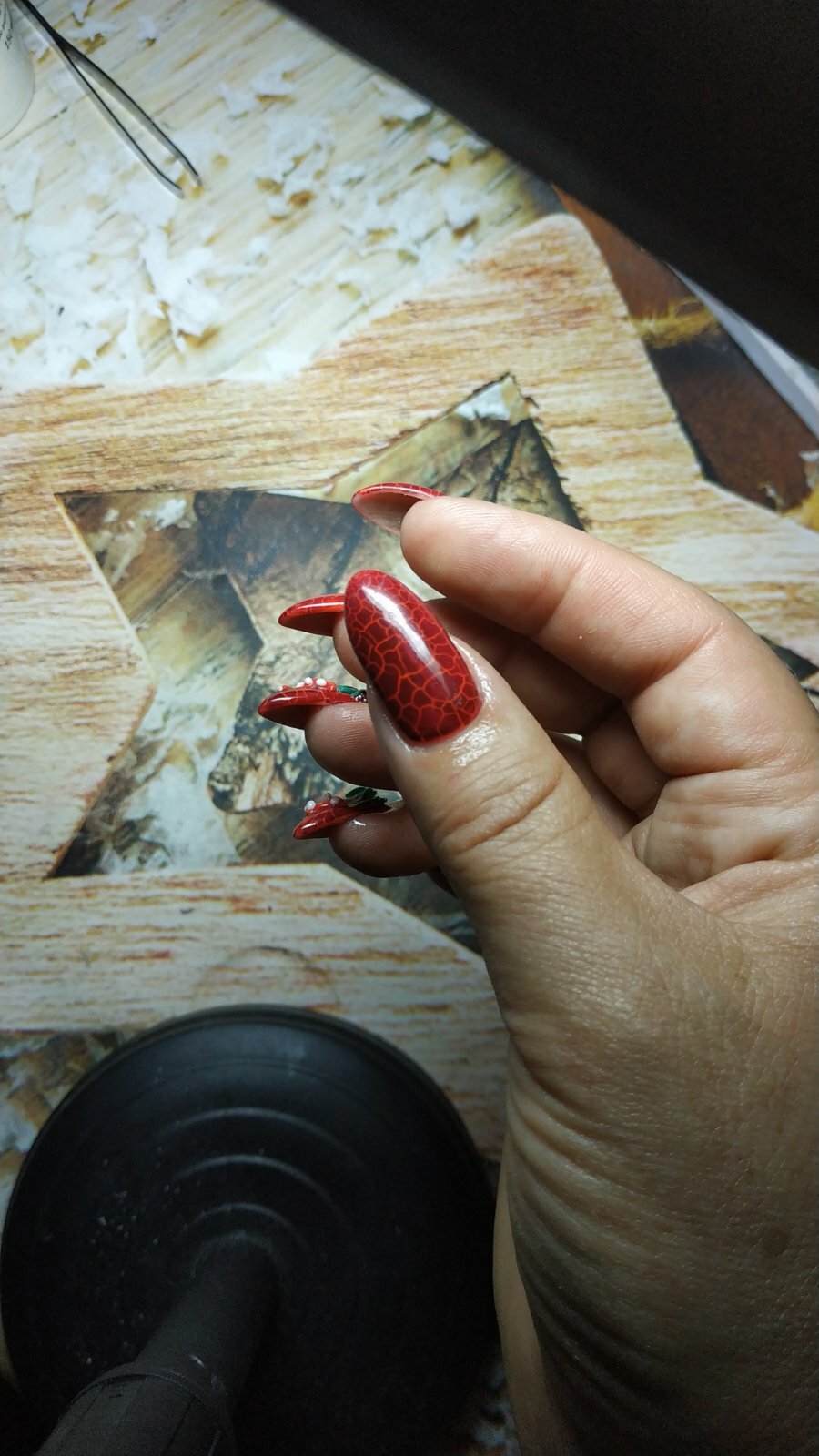 Фотография покупателя товара Гель лак для ногтей «TURTLE», кракелюрный, с эффектом растрескивания, 3-х фазный, 10 мл, LED/UV, цвет (36) - Фото 2