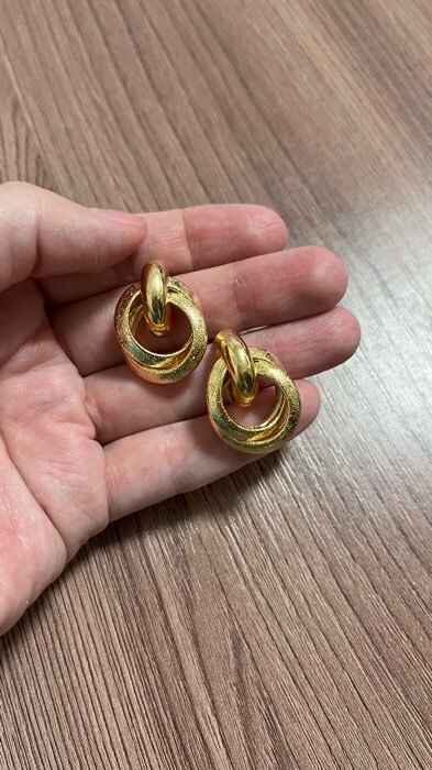 Фотография покупателя товара Серьги металл «Фьюче» круги плетения, цвет серебро - Фото 5