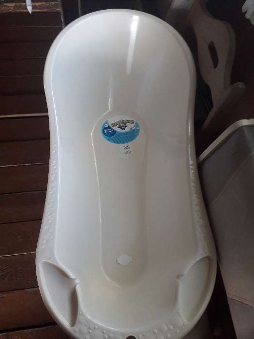 Фотография покупателя товара Ванна детская с клапаном для слива воды 100 см., цвет бежевый - Фото 2