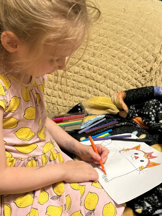 Фотография покупателя товара Фломастеры Calligrata, 18 цветов, в блистере, вентилируемый колпачок - Фото 4