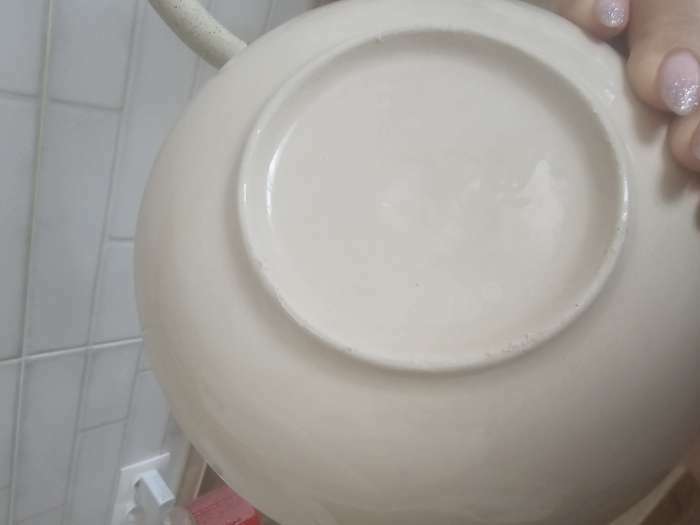 Фотография покупателя товара Набор посуды "Алладин", керамика, желтый, 3 предмета: салатник 700 мл, тарелка 20 см, кружка 350 мл, 1 сорт, Иран - Фото 2