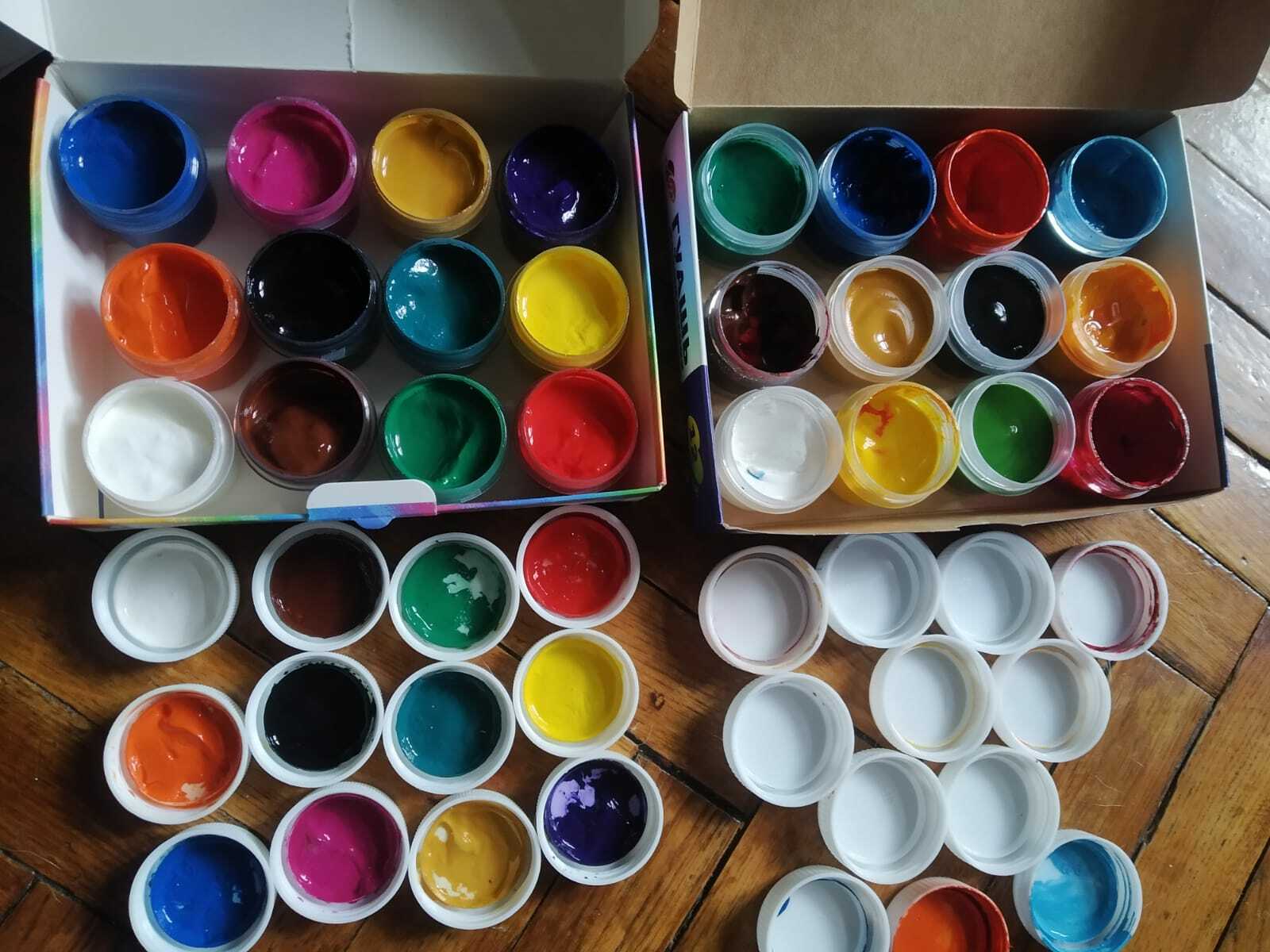 Фотография покупателя товара Гуашь 12 цветов × 20 мл «Гамма. Классическая» - Фото 4