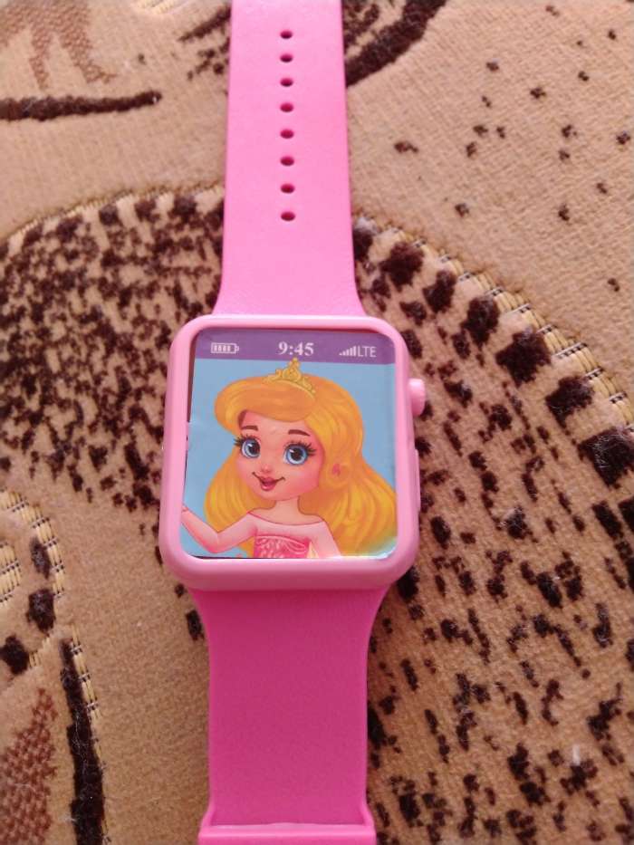 Фотография покупателя товара Часы музыкальные «Чудесная принцесса», звук, свет, цвет розовый