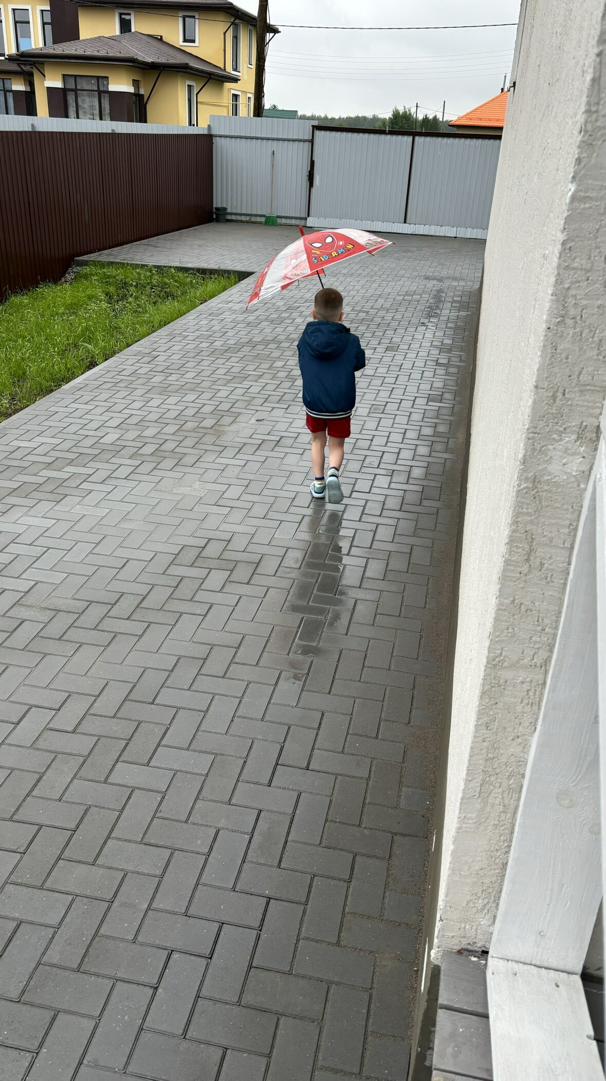 Фотография покупателя товара Зонт детский, 8 спиц, Ø 86 см, Человек-паук - Фото 1