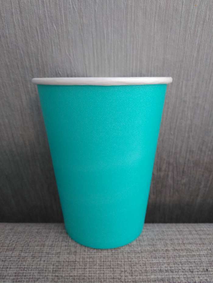 Фотография покупателя товара Стакан "Бирюзовый" для горячих напитков, 350 мл, диаметр 90 мм - Фото 1