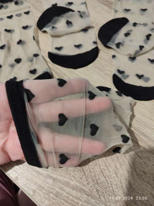 Фотография покупателя товара Набор стеклянных женских носков (3 пары) MINAKU размер 36-37 (23 см) - Фото 1