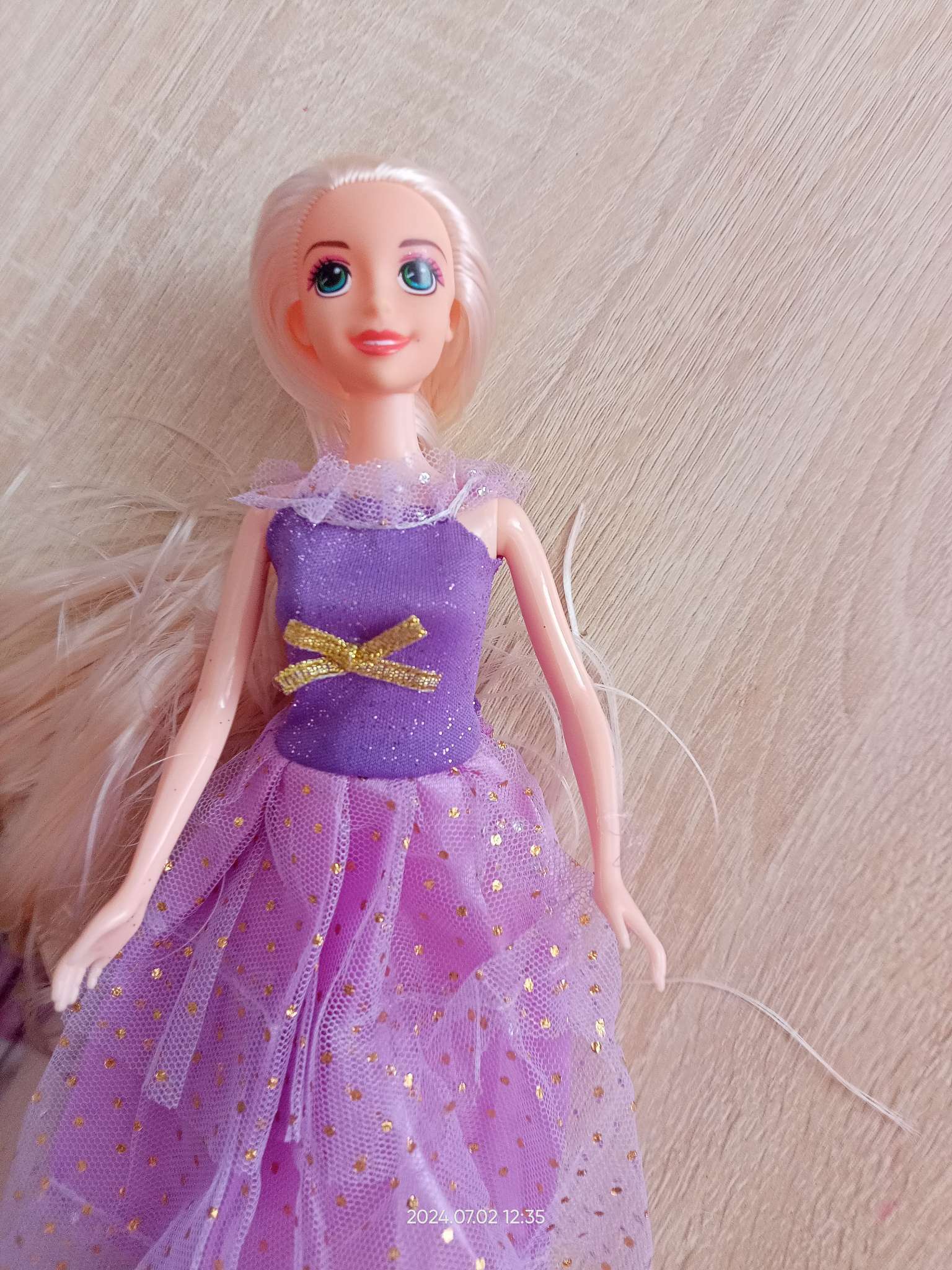 Фотография покупателя товара Кукла-модель «Анастасия» в пышном платье, МИКС - Фото 2