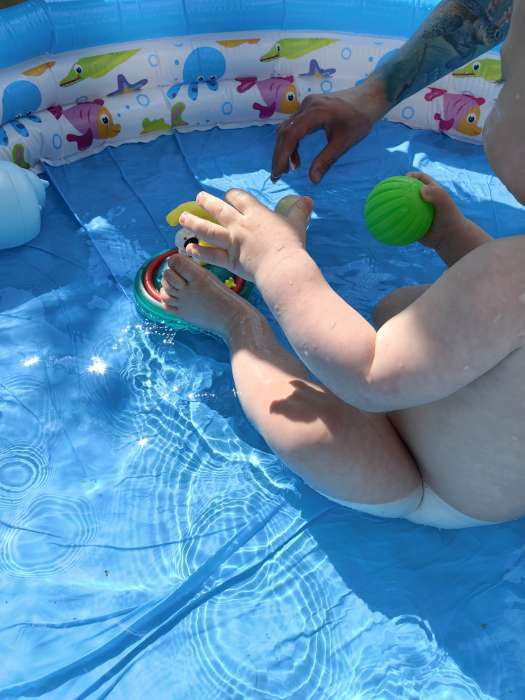 Фотография покупателя товара Бассейн надувной Bestway 51009/51226, 122×25 см, от 2 лет, в ассортименте - Фото 3