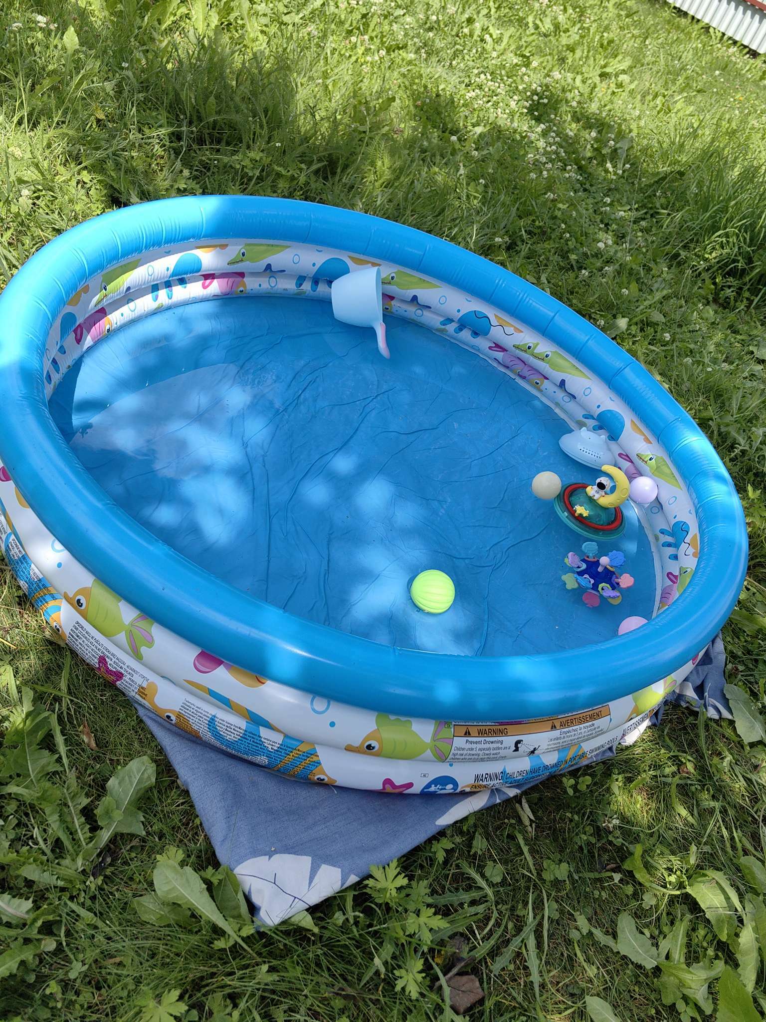 Фотография покупателя товара Бассейн надувной Bestway 51009/51226, 122×25 см, от 2 лет, в ассортименте - Фото 2