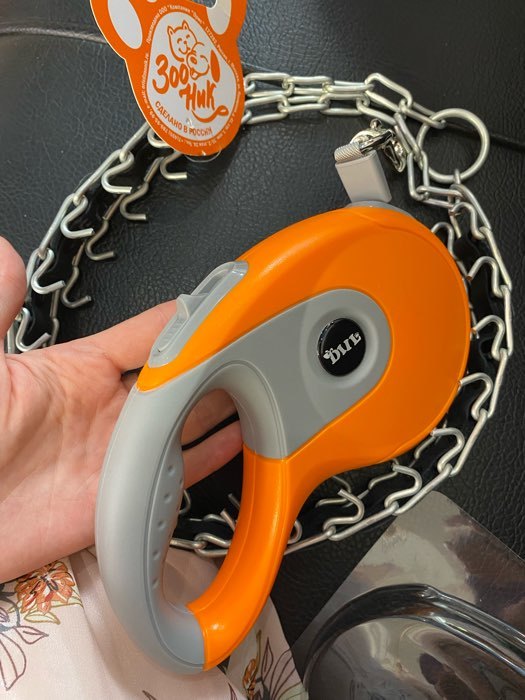 Фотография покупателя товара Рулетка DIIL, 5 м, до 40 кг, лента, прорезиненная ручка, оранжевая с серым