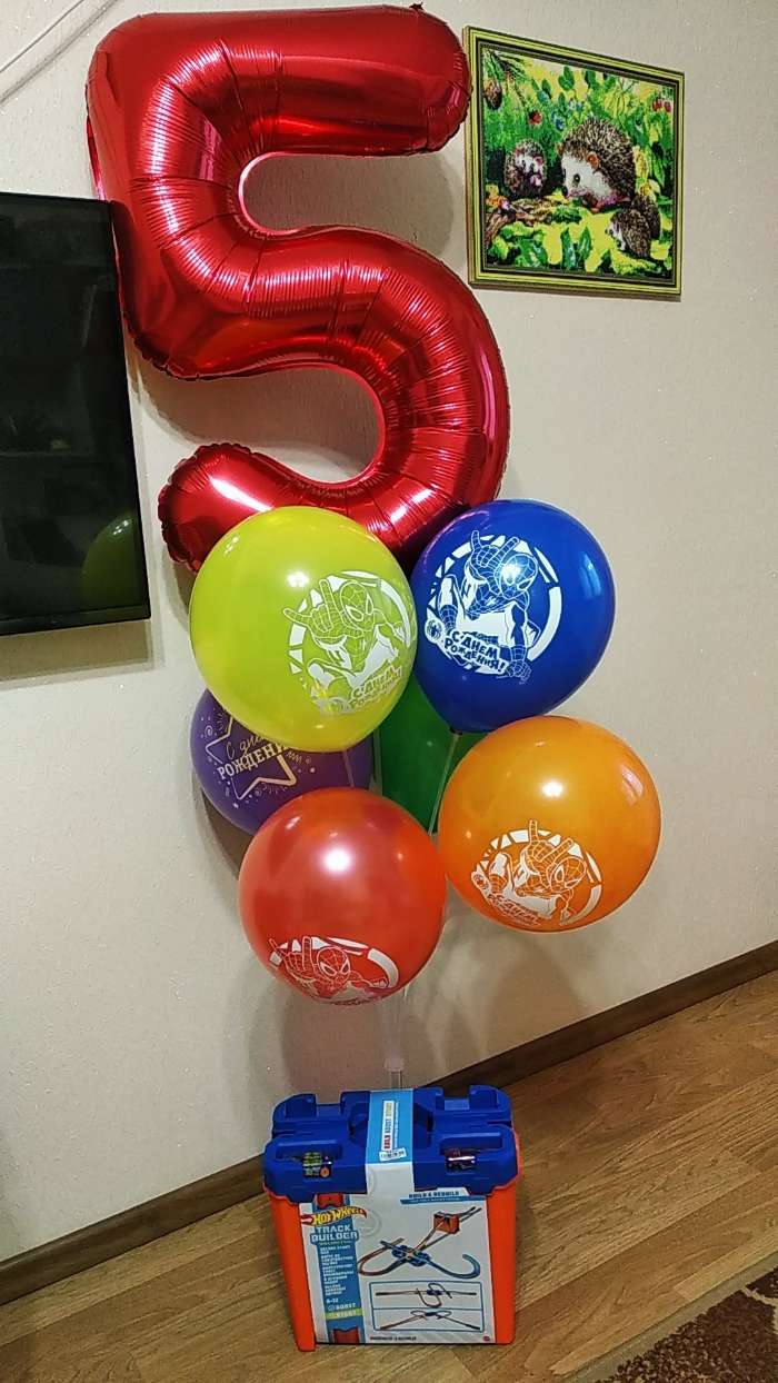Фотография покупателя товара Стойка для воздушных шаров с подставкой под воду/песок на 7 шаров, высота 160 см - Фото 33