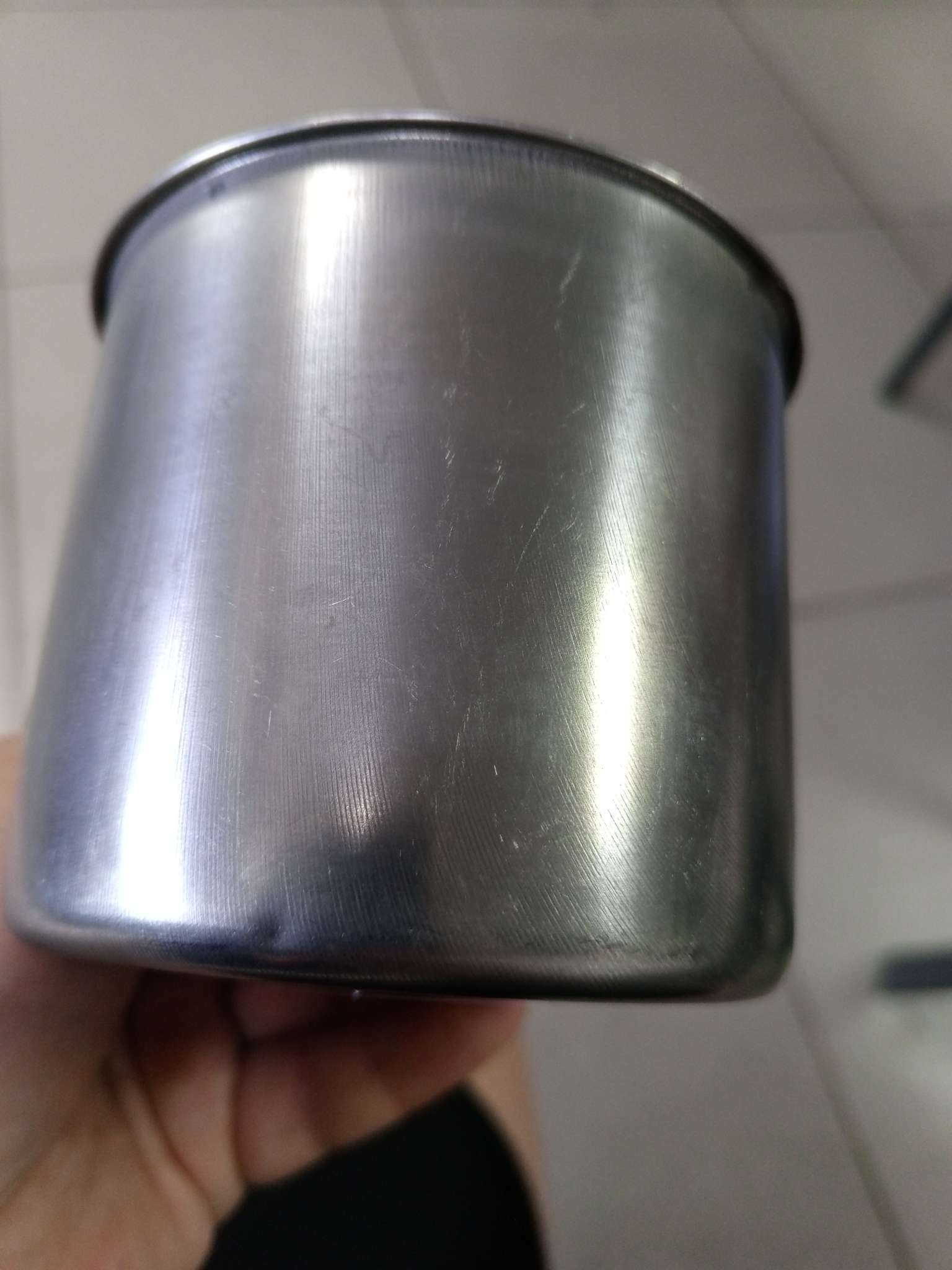 Фотография покупателя товара Кружка из нержавеющей стали «Мэйли», 350 мл, d=8,5 см, цвет хромированный
