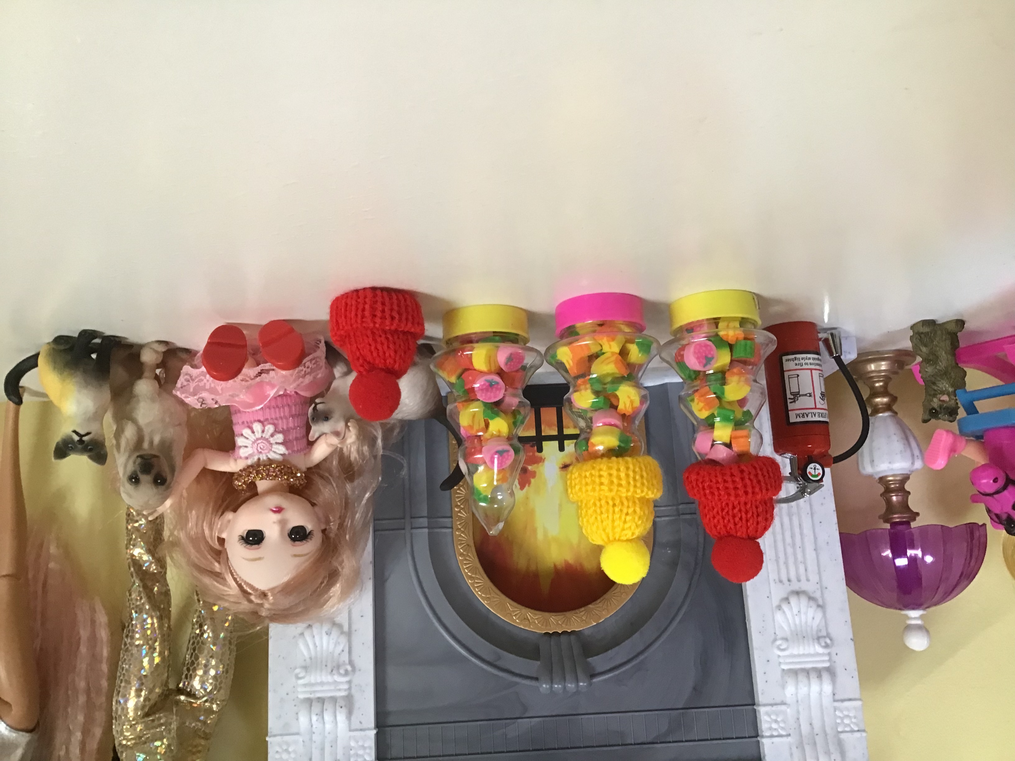 Фотография покупателя товара Шапка для игрушек вязаная с помпоном, набор 5 шт., цвет белый - Фото 29