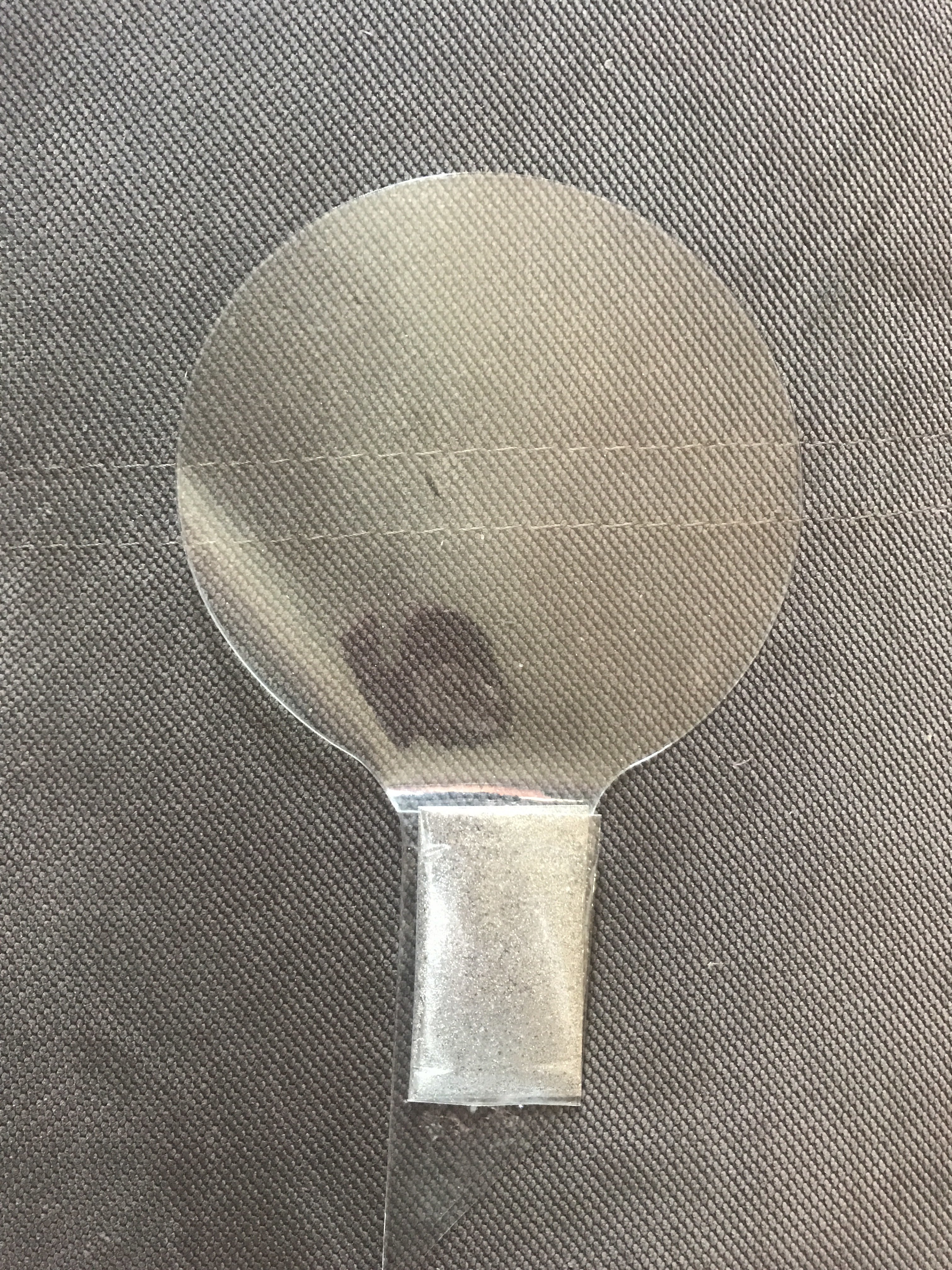 Фотография покупателя товара Шар воздушный 12" прозрачный, крошка серебряная - Фото 1