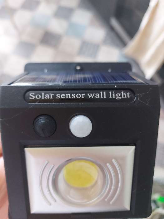 Фотография покупателя товара Садовый светильник на солнечной батарее, накладной, 9.5 × 12 × 5 см, COB LED, свечение белое - Фото 8