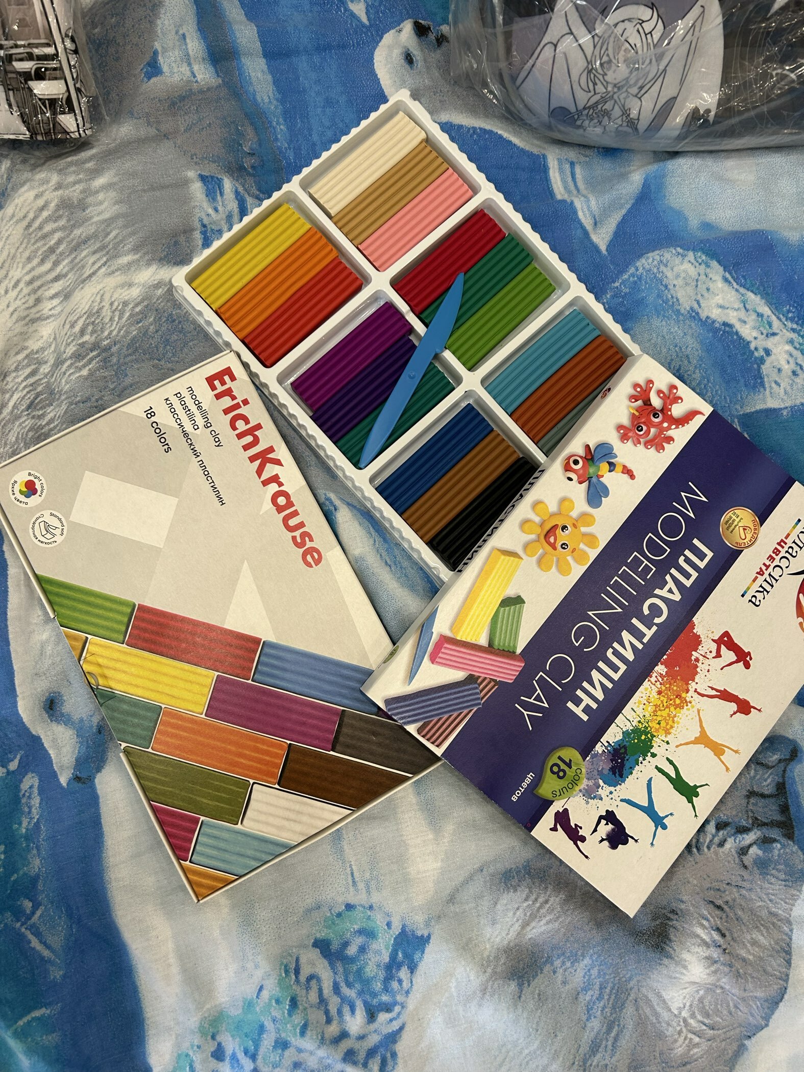 Фотография покупателя товара Пластилин ErichKrause Basic,12 цветов, 192 г, в картонной упаковке - Фото 7