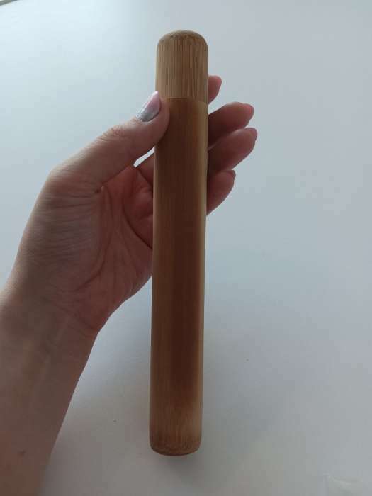 Фотография покупателя товара Зубная щетка в бамбуковом чехле «Весна», 3.1 × 24.1 × 3.1 см, BEAUTY FOX - Фото 5