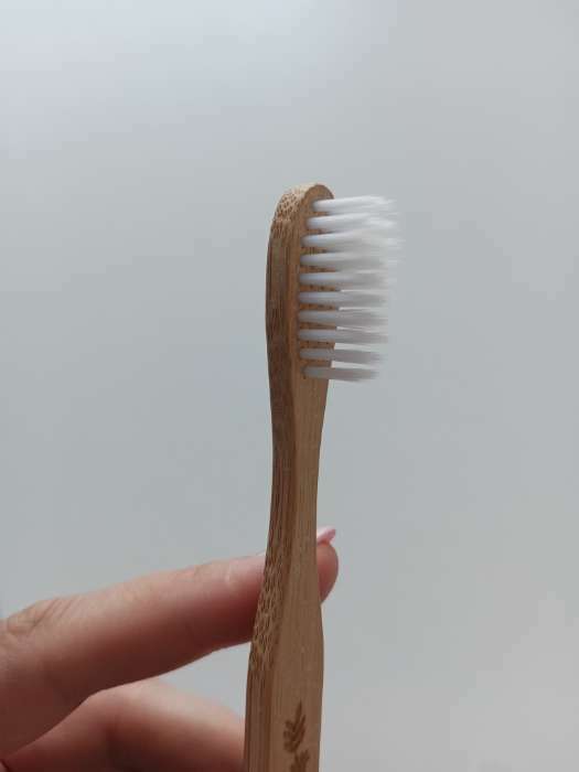 Фотография покупателя товара Зубная щетка в бамбуковом чехле «Весна», 3.1 × 24.1 × 3.1 см, BEAUTY FOX - Фото 1