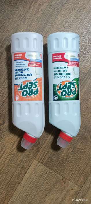Фотография покупателя товара Усиленное средство для ухода за сантехникой Bath Acid Plus Концентрат - Фото 1