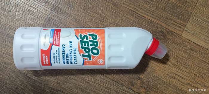 Фотография покупателя товара Усиленное средство для ухода за сантехникой Bath Acid Plus Концентрат - Фото 2