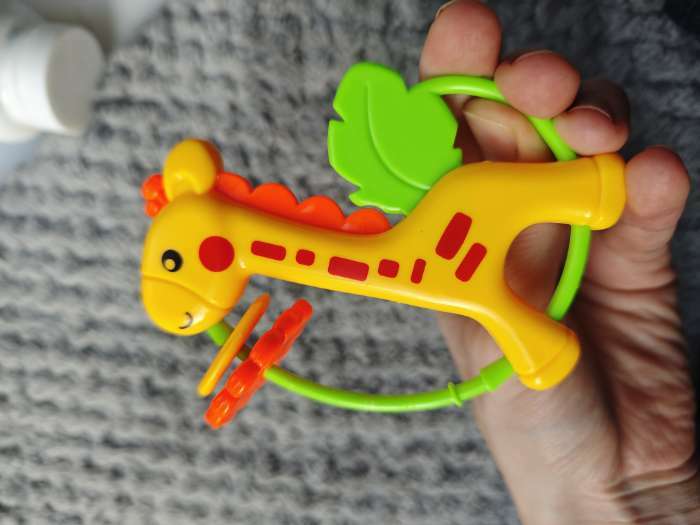 Фотография покупателя товара Погремушка детская Крошка Я «Жирафик» - Фото 2