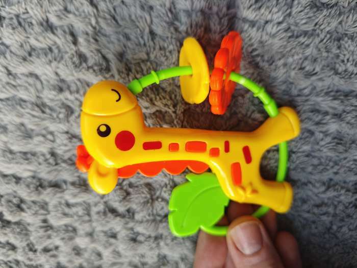 Фотография покупателя товара Погремушка детская Крошка Я «Жирафик» - Фото 3