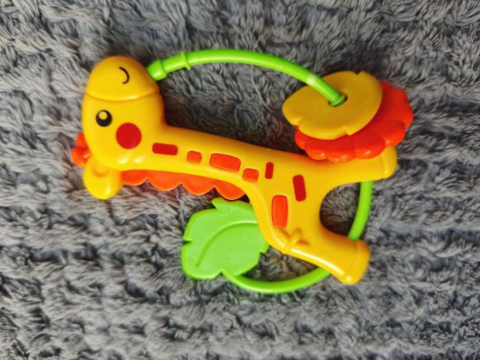 Фотография покупателя товара Погремушка детская Крошка Я «Жирафик» - Фото 4